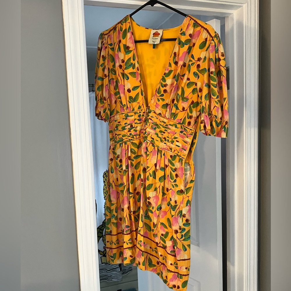 Farm rio mini cashew, mini dress size large